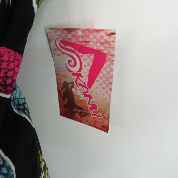 Kanu Surf Girls' Pineapple One Piece Black Swimsuit 12 NWT $33 - Picture 2 of 5